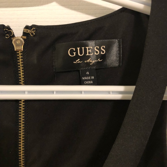 Guess Peplum Dress - Black - Size 4 - Picture 2 of 2